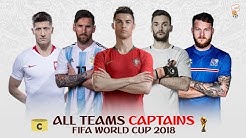 All Teams Captains In World Cup 2018 Russia ⚽ Footchampion
