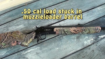 CVA muzzleloader load stuck in barrel