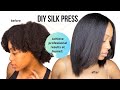 DITCH THE SALON!! DIY SILK PRESS on Type 4 Natural Hair | Step-By-Step KINKY to STRAIGHT Tutorial