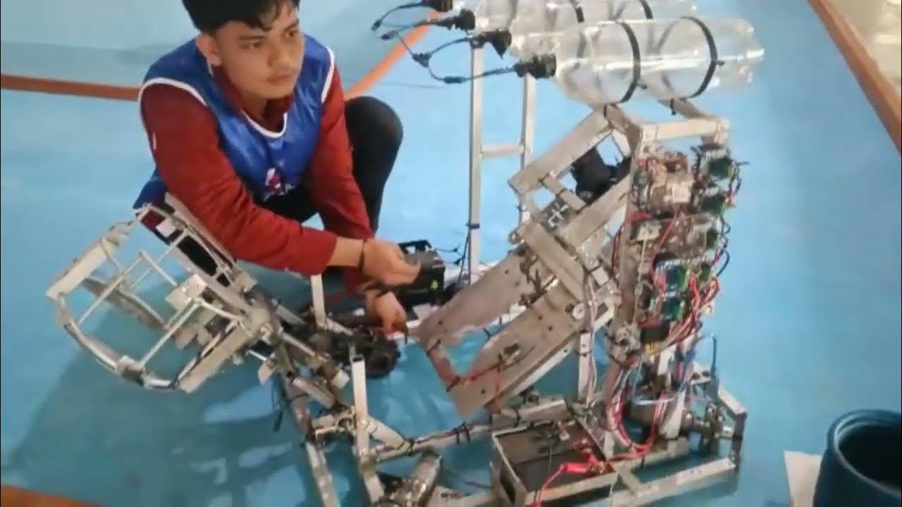 Persiapan dan Running Test Tim Kontes Robot Indonesia Divisi KRAI PNL
