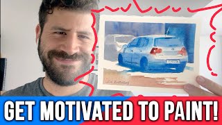 How to Get (and stay) MOTIVATED to PAINT | Artist Advice