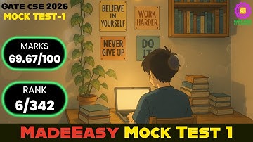 MADEEASY Mock Test 1: Complete Analysis 💯🔥| Marks, Rank, and Questions Analysis | GATE CSE 2026