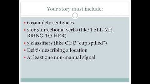 Unit 9 Story Instructions