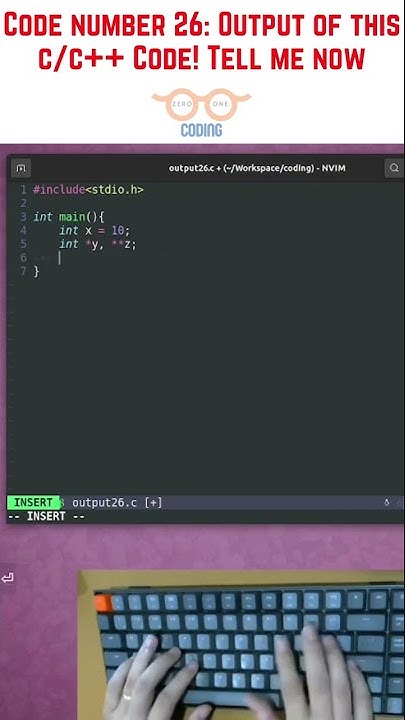 Code number 26: Output of this c/c++ program. Tell me now! #shorts # ...