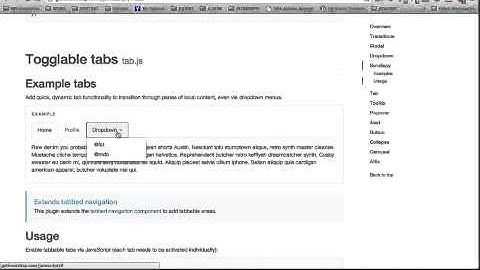 Bootstrap 3  The Complete Guide Course #18- Tab js