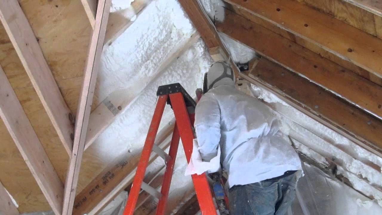 Cathedral Ceiling Foam Insulation By Vafoam Com