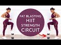 WOW, this workout killed me! 15 MIN FULL BODY HIIT STRENGTH CIRCUIT (Dumbbells)