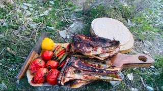 The easiest way to tenderize delicious kebab ribs (BBQ) in nature