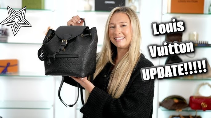 LOUIS VUITTON EMPREINTE WEAR & TEAR! LV RECTO WALLET & MONTSOURIS BACKPACK!  IS IT WORTH THE EXTRA $$ 