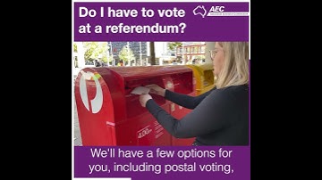 Do I have to vote at a referendum?