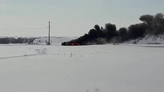 Ан-2 рухнул в Казахстане.