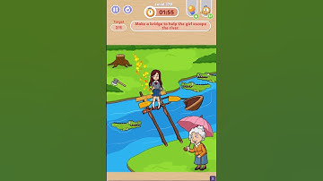 Tidy Master Level 279: Build a Bridge to Help the Girl Cross the River