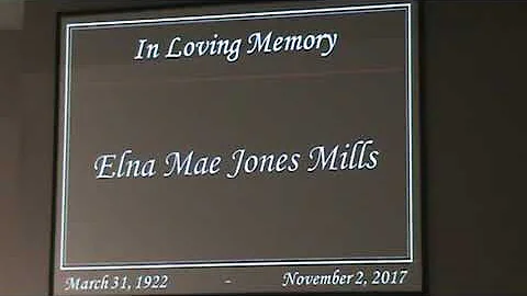Elna Mae Mills' Funeral