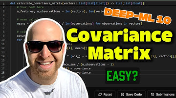 Deep-ML 10: Calculate Covariance Matrix
