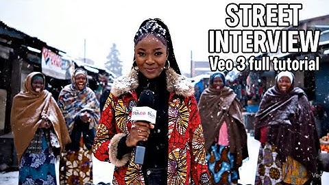 How To Use Google VEO 3 To Create Realistic AI Videos (Street Interview) | Free VEO 3 Tutorial