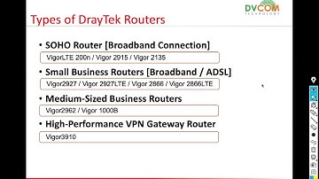 Tips & Tricks For DrayTek Networking | DVCOM Webinar 2023