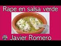 Receta de rape en salsa verde By #JavierRomero receta fácil