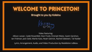 Welcome to Princeton!