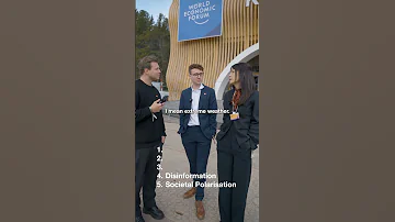 Top 5 Risks To Humanity WEF 2025 Day 1 With Maxklymenko Davos2025 WorldEconomicForum Wef25 