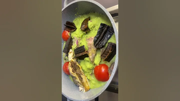 ASMR:How to make an Authentic Ghanaian🇬🇭Palm nut soup with rice balls #shortsfeed #love #happy