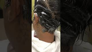 FingerWaves on Relaxed Hair for Practice #relaxedhair #healthyrelaxedhair #fingerwaves