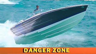 Danger Zone in Haulover Inlet #boat #boatlife #hauloverinlet