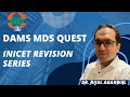 Dams mds quest  orthodontics inicet pyq series  dr rijul agarwal