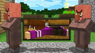 Я СПРЯТАЛСЯ ОТ ПРЕДАТЕЛЕЙ В МАЙНКРАФТ 100% троллинг ловушка minecraft