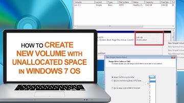 How to Create New Volume with Unallocated Space Using Disk Management in Windows 7 Operating System