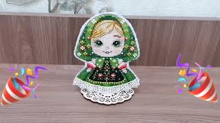 НАСТЕНЬКА. ФИНИШ 🥳🥳🥳#вышивка