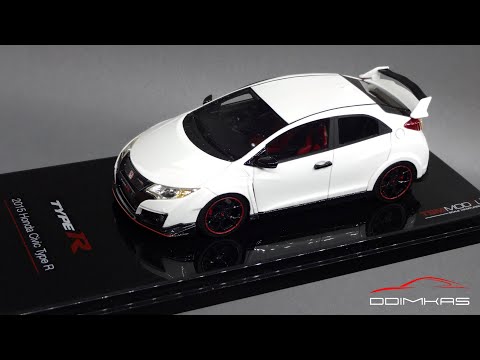 Honda Civic Type R 2015 Championship White || TrueScale Miniatures || Масштабные модели автомобилей