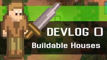 Hallowlands Indie Game Devlog 0 - Buildable Houses