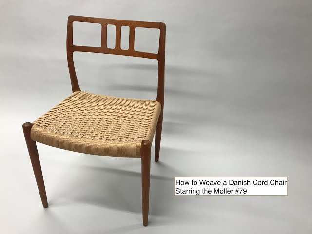 Moller Danish Cord Chair Weaving 