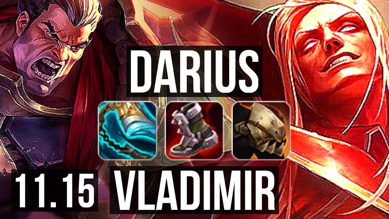 DARIUS vs VLADIMIR (TOP) | 7/0/2, 1.7M mastery, 400+ games, Godlike