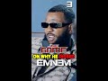 The game explains why he dissed eminem on the black slim shady