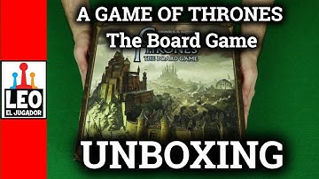Unboxing Rápido A GAME OF THRONES The Board Game 2nd Edition