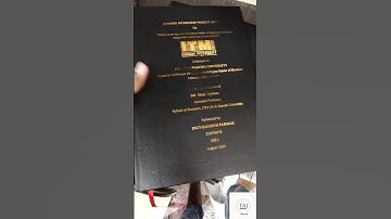 ITM(SLS) BARODA UNIVERSITY PROJECT REPORT THESIS BINDING #itmuniversity