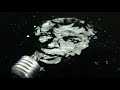 Nat king cole portrait made from a lightbulb by noah scalin