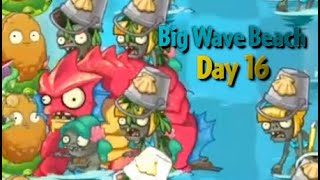 Plants vs. Zombies 2 - Big Wave Beach - Day 16