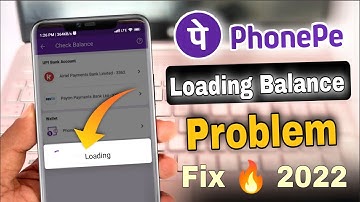 phonepe balance check loading problem | phone pe balance check nahi ho raha hai problem fix