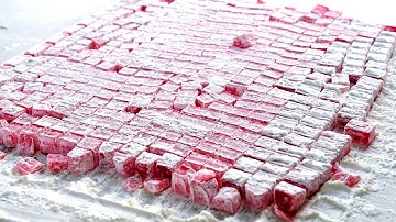 Process of Making Legendary Turkish Delight | Turkish Delight Manufacturing