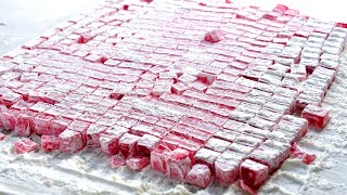 Process of Making Legendary Turkish Delight | Turkish Delight Manufacturing