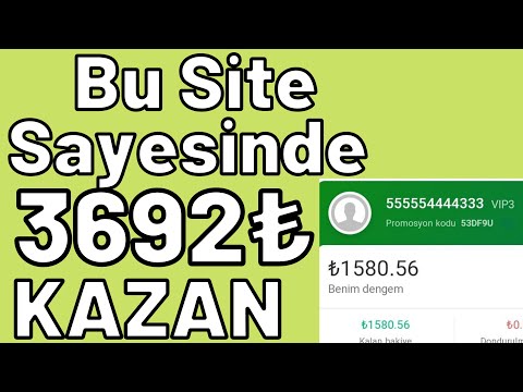 Bu Site Sayesinde Bedava 3692₺ Kazan 🤑 Ödeme Kanıtlı 💰 İnternetten Para Kazanma 2022