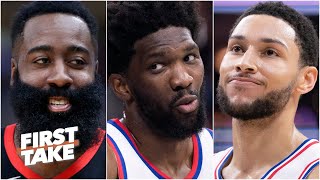 Would you trade Ben Simmons for James Harden? | First Take