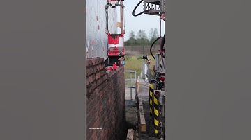 An autonomous bricklaying robot is transforming construction #newsupdate #shorts #robot #ai