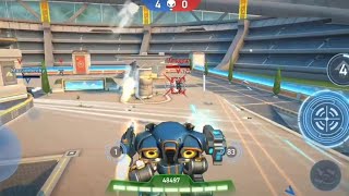Mech Arena Pulse 8 And Jav Em 2Of2Matches With Mozambeeky And Blue Team ,With Lancer Action