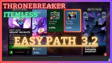 MCOC | EQ 3.2 | Easy Path| Dec EQ | VIOLENT DELIGHTS | ThroneBreaker | Itemless |