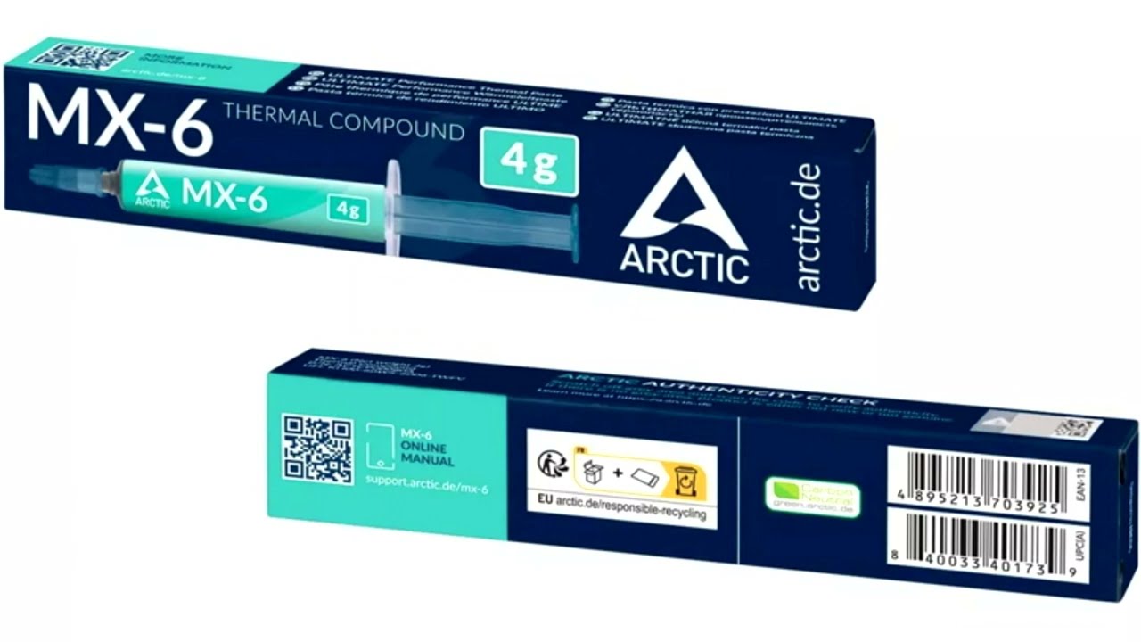 Arctic MX-6, arriva la nuova pasta termica erede della MX-5