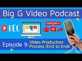 Big G Video Podcast E9: Video Production Process (End to End)