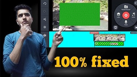 How To Fix Green Screen Lining in Kinemaster Problem fix 100% working trick